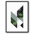 tropical-leaves-geometric-canvas-print