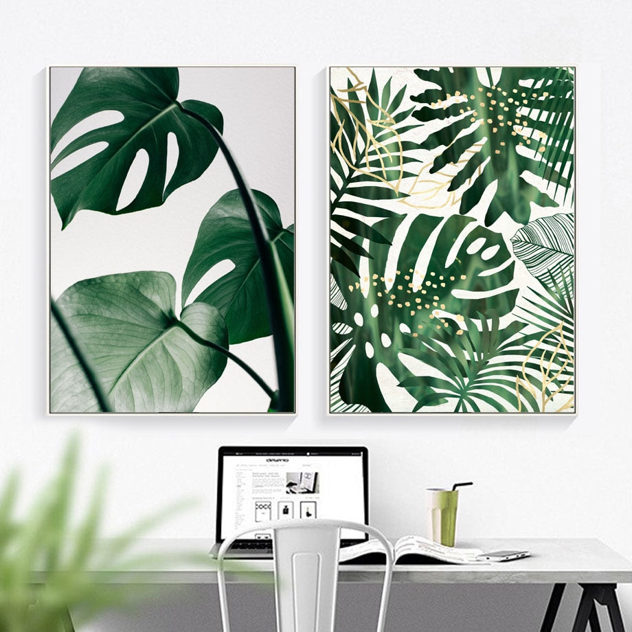 monstera-leaves-canvas-print
